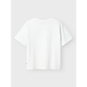 name it Jungen Kurzarmshirt Shirt nkmDENNIM Forest in weiß